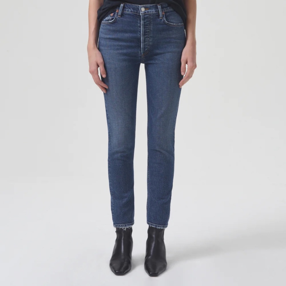 AGOLDE size 26 high rise slim fit Nico jean